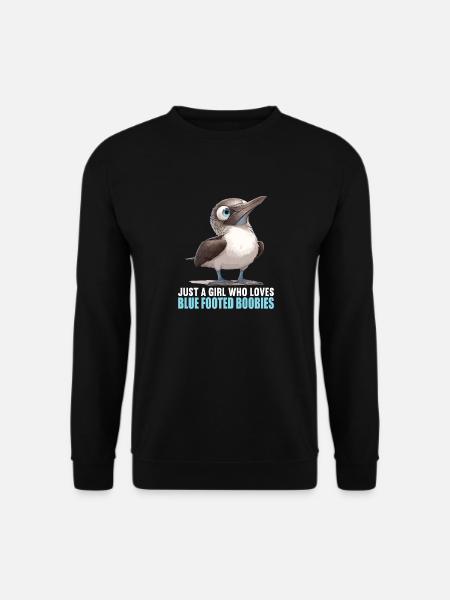 Blaufußtölpel - Unisex Pullover - Schwarz