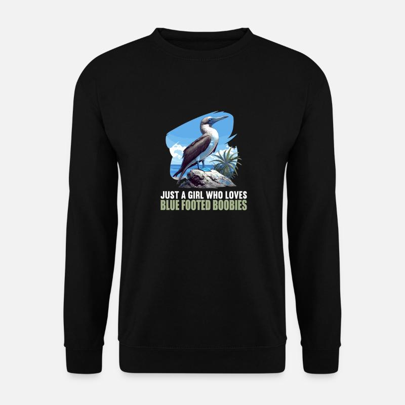 Blue-footed booby - Unisex Sweatshirt - black