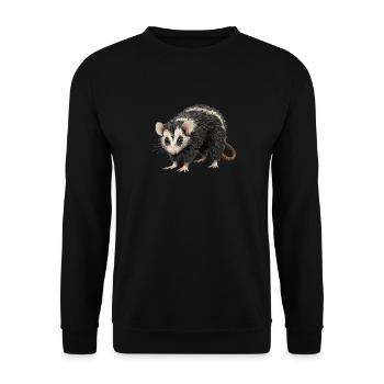 Opossum Opossums - Sweat-shirt Unisexe - noir - Devant - Alina (178cm) & Michal (187cm)