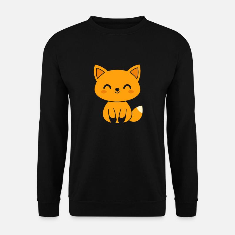 Fox - Unisex Sweatshirt - black