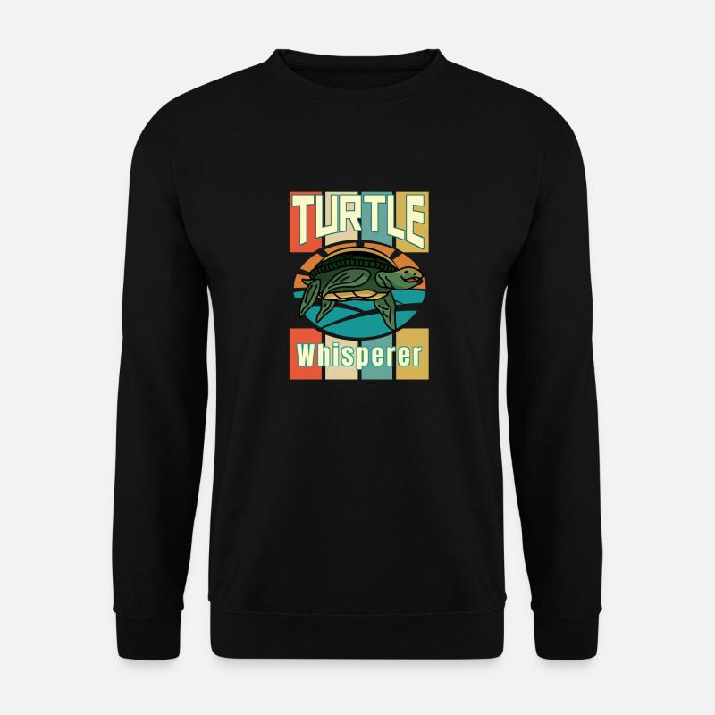 Turtle Whisperer, Animal Lover, Turtle - Unisex Sweatshirt - black