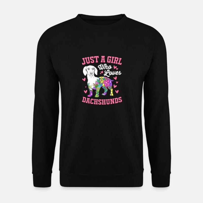 Dackel - Unisex Pullover - Schwarz