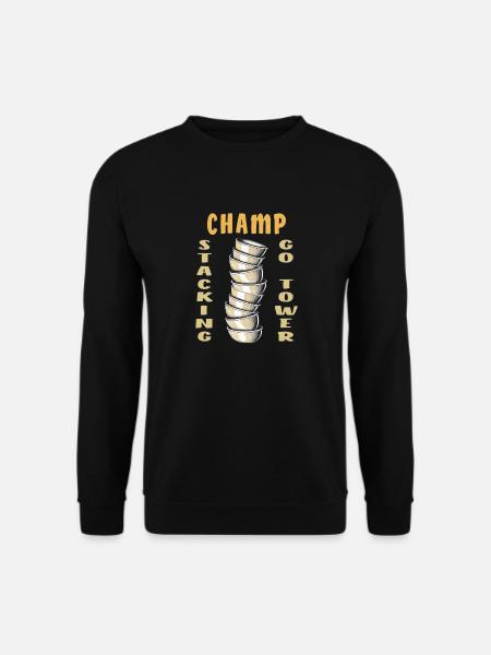 CUP STACKING CHAMP GO TOWER - Unisex Sweatshirt - black