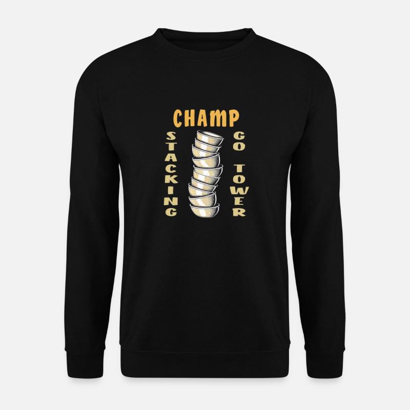 CUP STACKING CHAMP GO TOWER - Unisex Sweatshirt - black