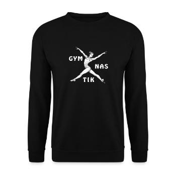 GYMNASTIQUE - Sweat-shirt Unisexe - noir - Devant - Alina (178cm) & Michal (187cm)