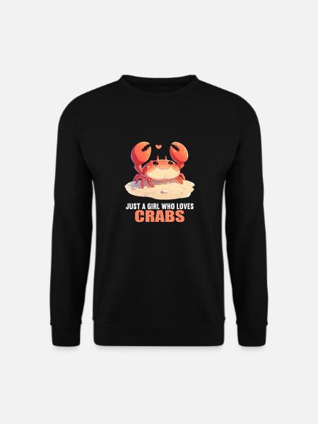 Krabbe Krabben - Unisex Pullover - Schwarz