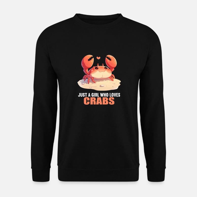 Krabbe Krabben - Unisex Pullover - Schwarz