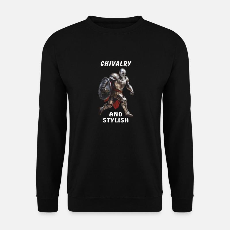 RITTER CHIVALRY AND STYLISH - Unisex Sweatshirt - black