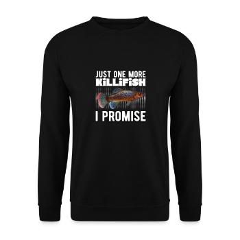 Killifisch Aquarium Amateurs de poissons - Sweat-shirt Unisexe - noir - Devant - Alina (178cm) & Michal (187cm)