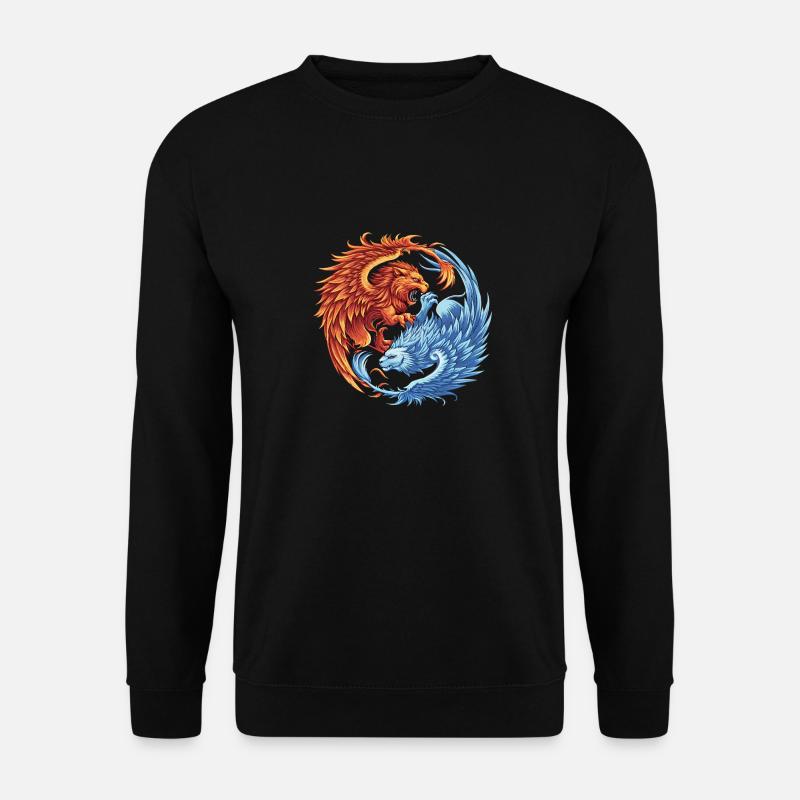 LEBEN AUSBALANCIEREN - Unisex Pullover - Schwarz