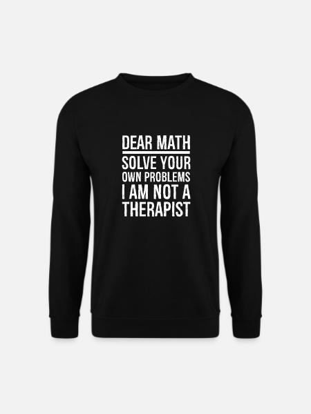 Kære matematik sjov - Unisex sweater - sort