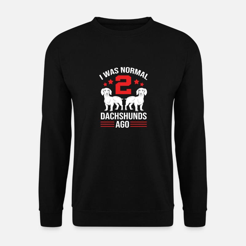 Dackel - Unisex Pullover - Schwarz