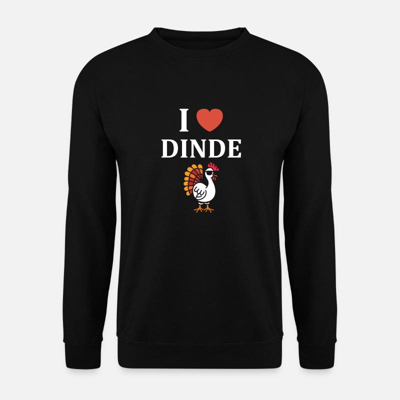 Dinde - Sweat-shirt Unisexe - noir