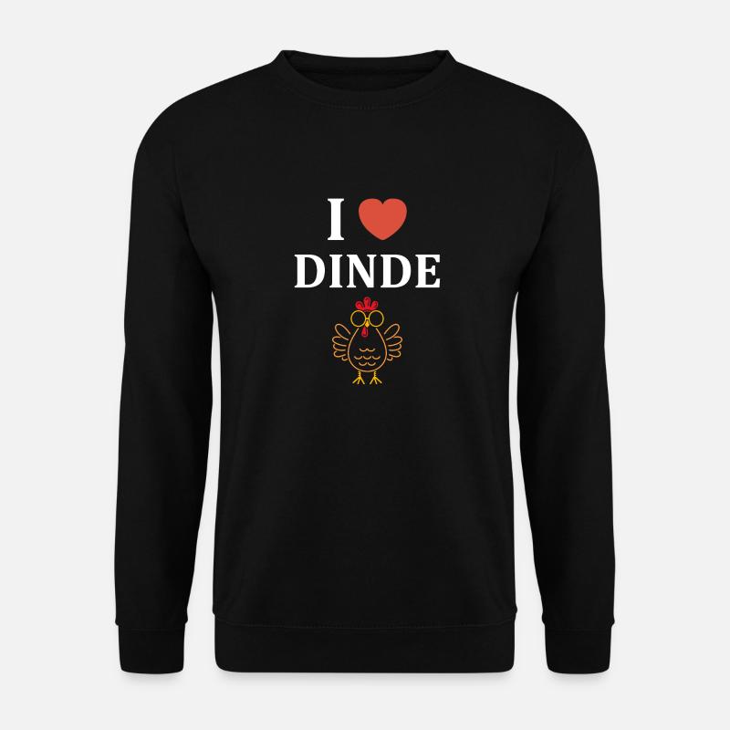 Dinde - Sweat-shirt Unisexe - noir