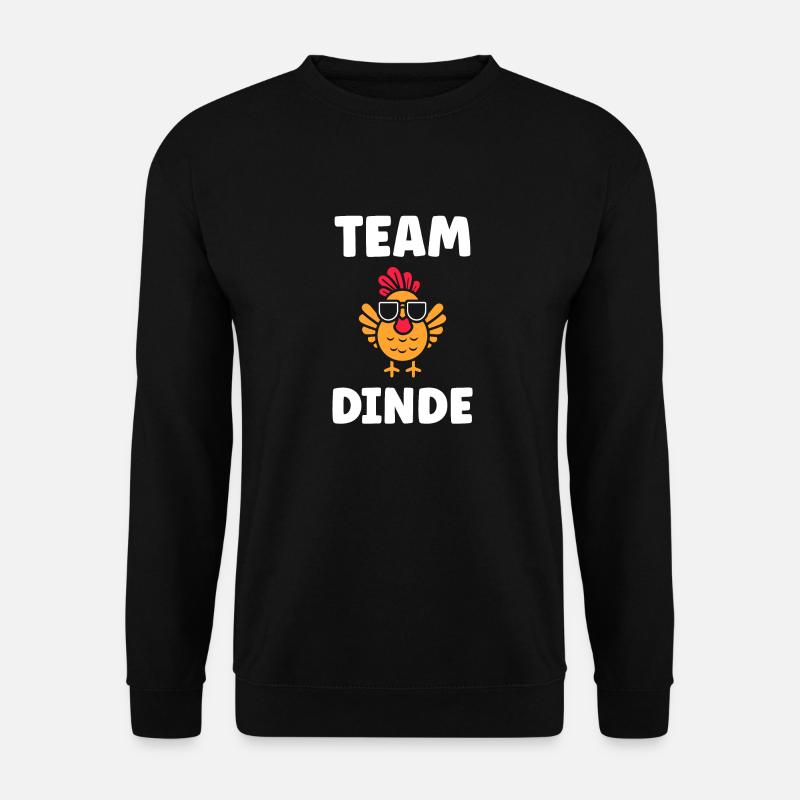 Dinde - Sweat-shirt Unisexe - noir