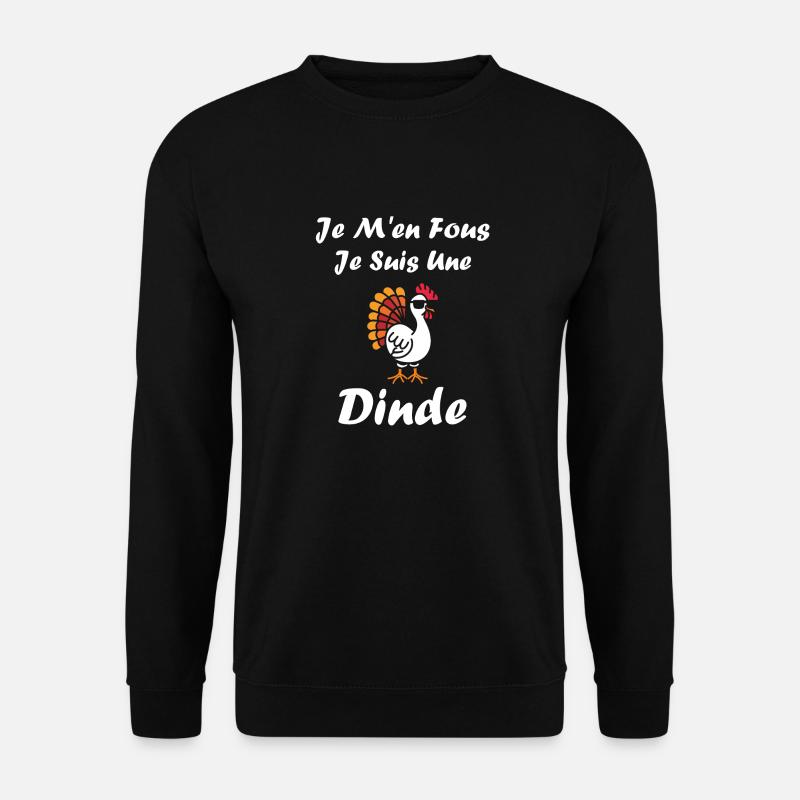 Dinde - Sweat-shirt Unisexe - noir