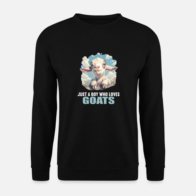 Ziegen Ziege - Unisex Pullover - Schwarz