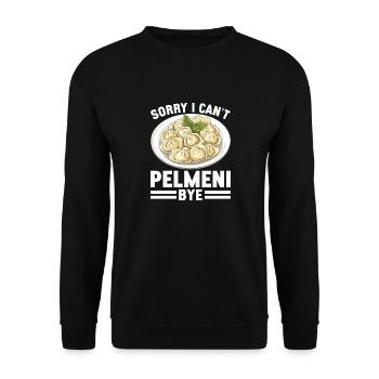 Pelmeni Cuisine russe - Sweat-shirt Unisexe - noir - Devant - Alina (178cm) & Michal (187cm)