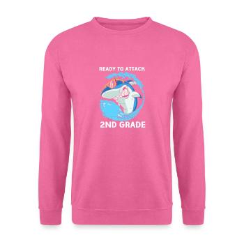 2nd Grade - Unisex Sweatshirt - pink - Front