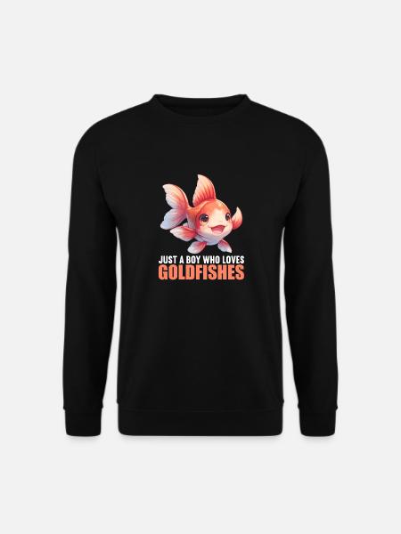 Goldfische Goldfisch - Unisex Pullover - Schwarz
