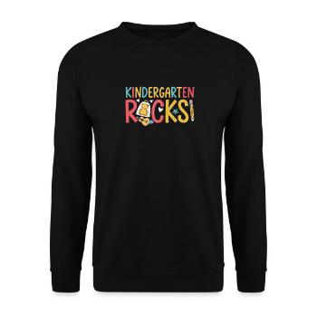 Pierres de jardin d’enfants – Design amusant pour les enfants - Sweat-shirt Unisexe - noir - Devant - Alina (178cm) & Michal (187cm)