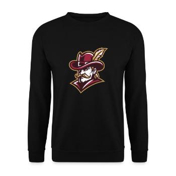 MAIN ARCHER - Unisex Sweatshirt - black - Front - Alina (178cm) & Michal (187cm)