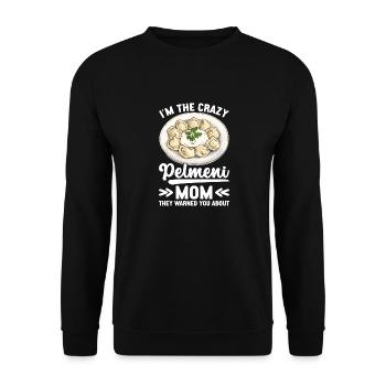 Pelmeni Cuisine russe - Sweat-shirt Unisexe - noir - Devant - Alina (178cm) & Michal (187cm)
