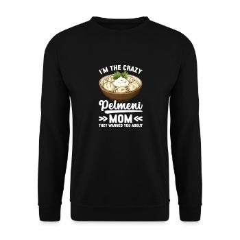 Pelmeni Russian Cuisine - Unisex Sweatshirt - black - Front - Alina (178cm) & Michal (187cm)