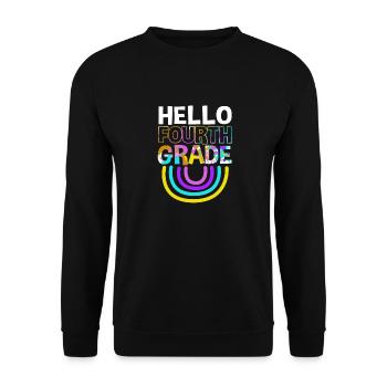 4e année - Sweat-shirt Unisexe - noir - Devant - Alina (178cm) & Michal (187cm)