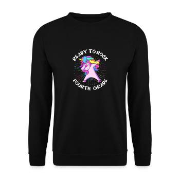 4e année - Sweat-shirt Unisexe - noir - Devant - Alina (178cm) & Michal (187cm)