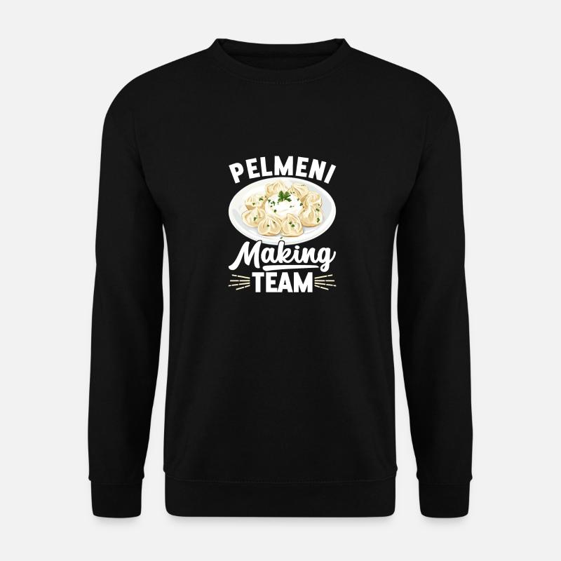 Pelmeni Russian Cuisine - Unisex Sweatshirt - black
