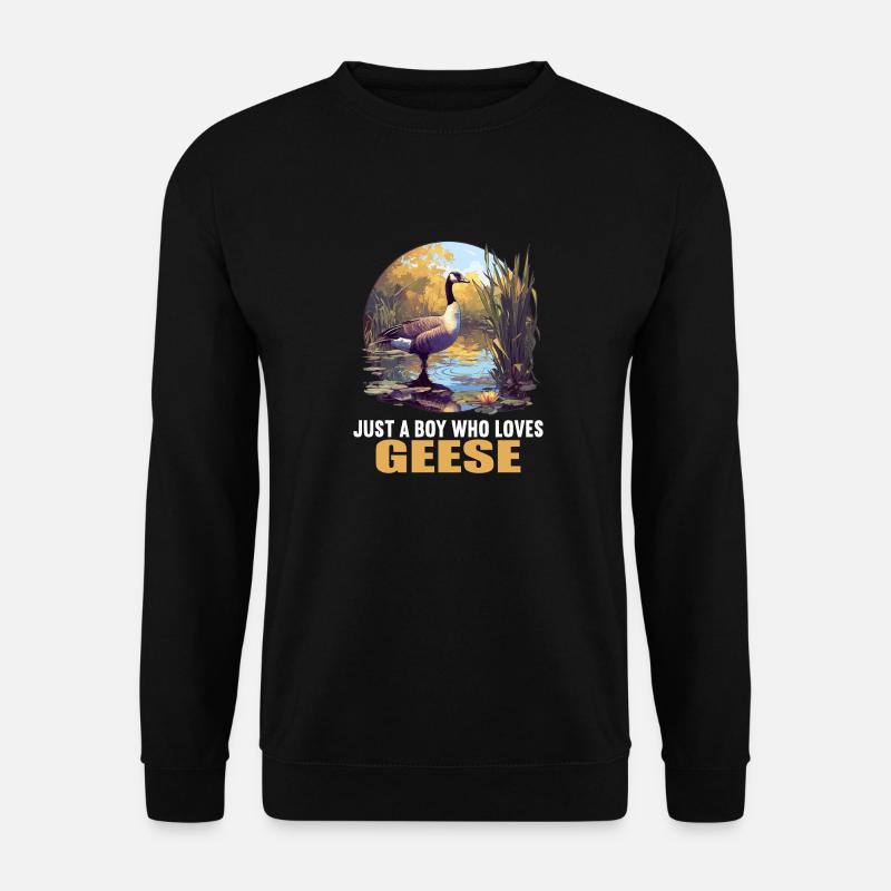 Gänse Gans - Unisex Pullover - Schwarz