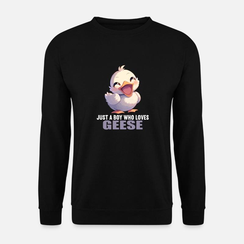 Gänse Gans - Unisex Pullover - Schwarz