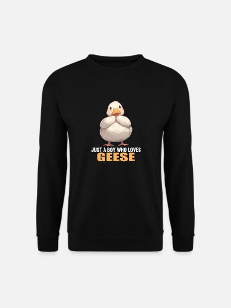 geese goose - Unisex Sweatshirt - black