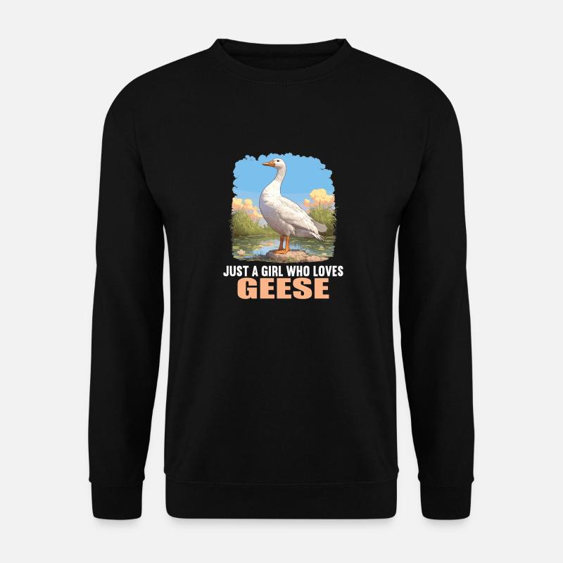 Gänse Gans - Unisex Pullover - Schwarz