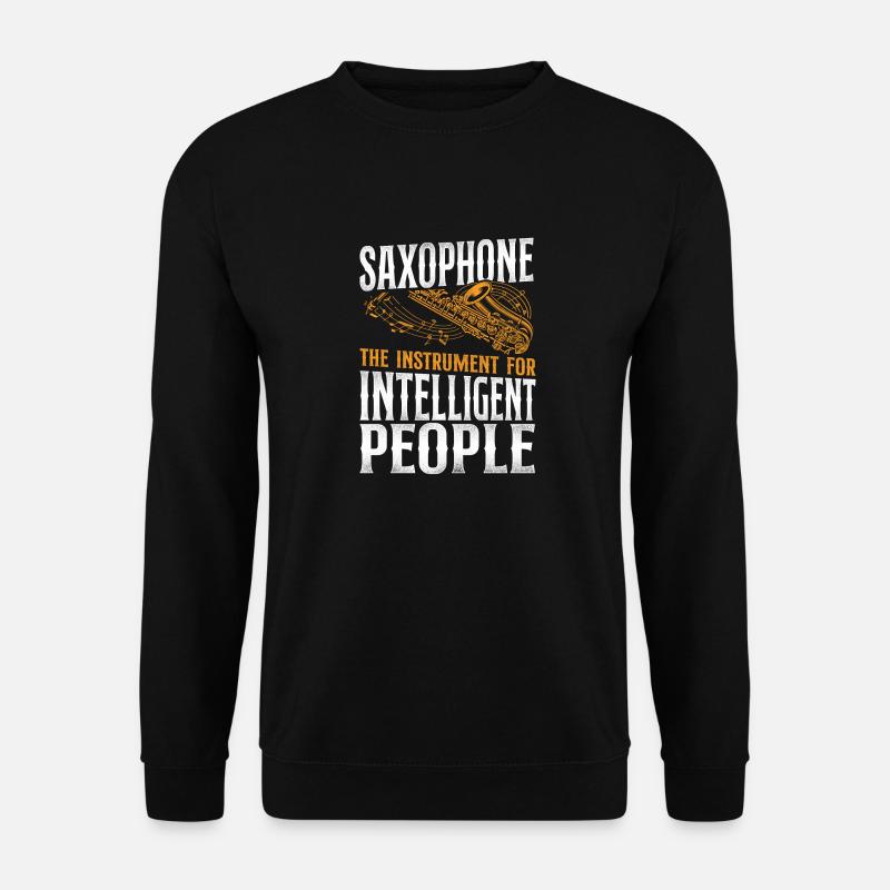 Saxophone Saxophone The Instrument - Unisex Pullover - Schwarz