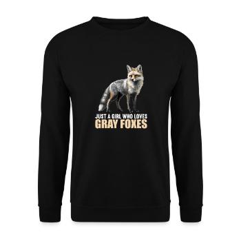 Graufüchse Graufuchs - Unisex Pullover - Schwarz - Vorne - Alina (178cm) & Michal (187cm)