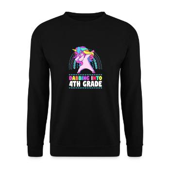 4e année - Sweat-shirt Unisexe - noir - Devant - Alina (178cm) & Michal (187cm)