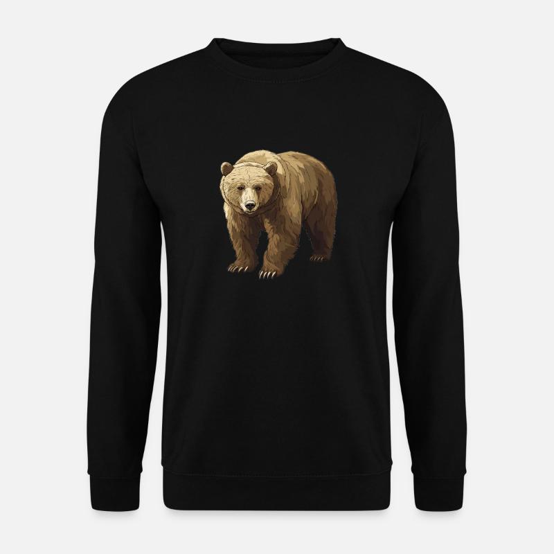 Grizzlybären Grizzlybär - Unisex Pullover - Schwarz