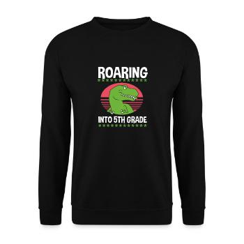 5th Grade - Unisex Sweatshirt - black - Front - Alina (178cm) & Michal (187cm)