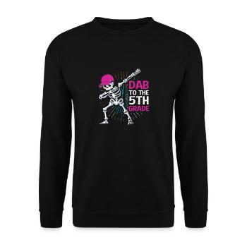 5th Grade - Unisex Sweatshirt - black - Front - Alina (178cm) & Michal (187cm)