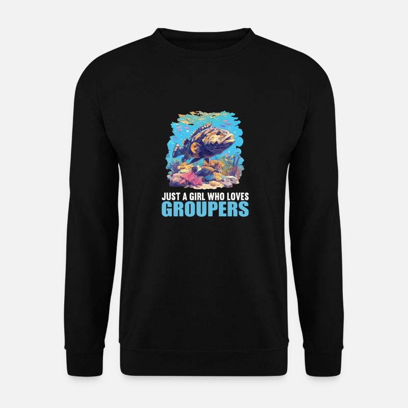 groupers grouper - Unisex Sweatshirt - black