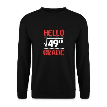7th Grade - Unisex Sweatshirt - black - Front - Alina (178cm) & Michal (187cm)