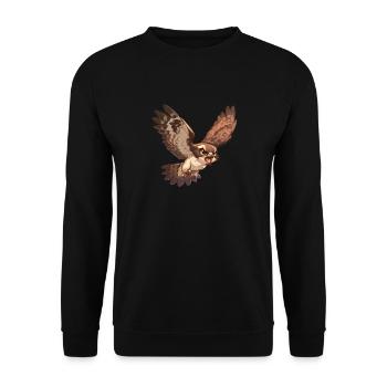falcon falcon - Unisex Sweatshirt - black - Front - Alina (178cm) & Michal (187cm)