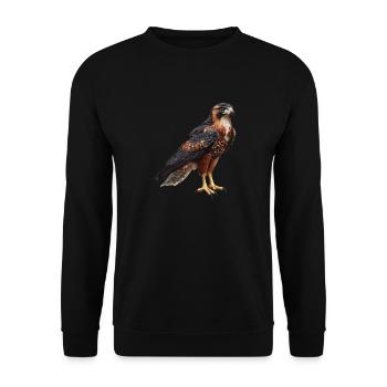 Falcon Falcon - Unisex Sweatshirt - black - Front - Alina (178cm) & Michal (187cm)