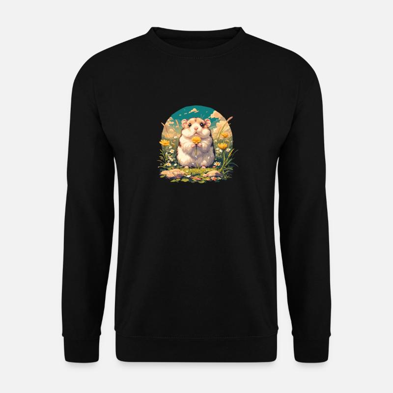 Hamster - Unisex Pullover - Schwarz