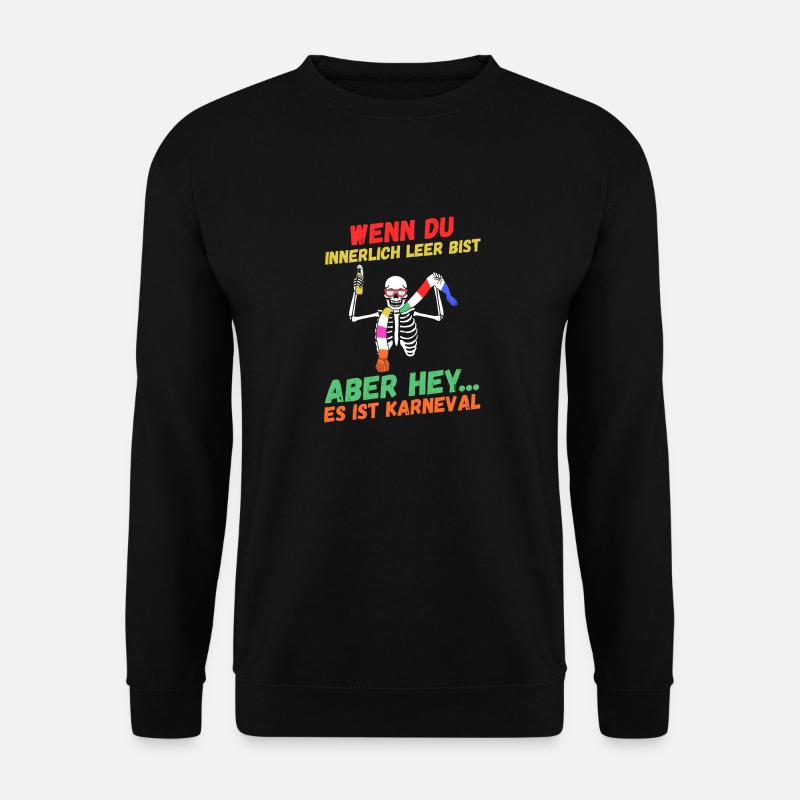 Costume de carnaval Carnaval - Sweat-shirt Unisexe - noir