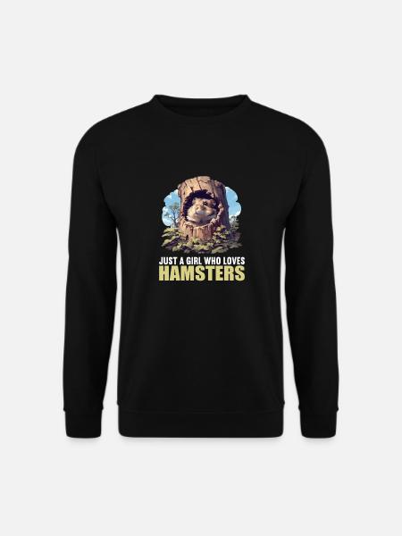 Hamster - Unisex Pullover - Schwarz
