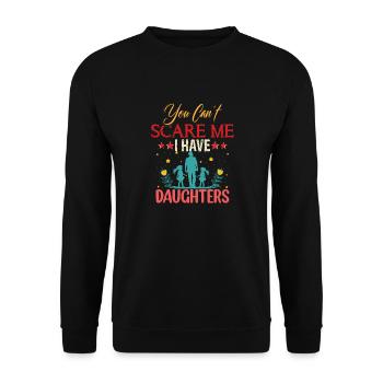 You CANT Scare Me - Unisex Pullover - Schwarz - Vorne - Alina (178cm) & Michal (187cm)