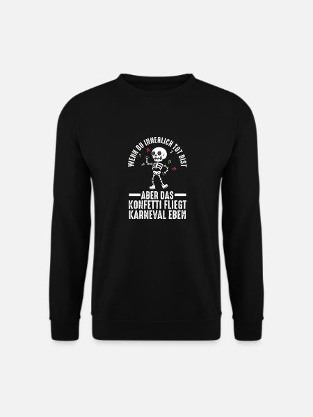 Costume de carnaval Carnaval - Sweat-shirt Unisexe - noir